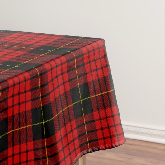 Red Tartan Kariert Holiday Tischdecke (Beispiel)