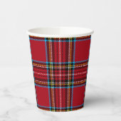 Red Tartan Kariert Paper Cup Pappbecher (Links)