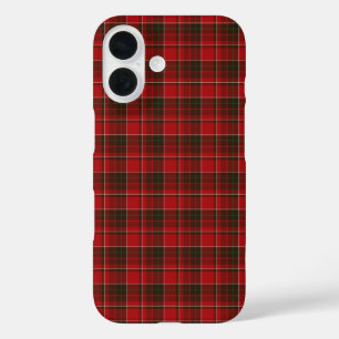 Red Tartan Karo iPhone 16 Hülle