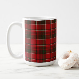 Red Tartan Karo Kaffeetasse