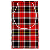Red Tartan Kleine Geschenktüte (Rückseite)