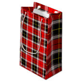 Red Tartan Kleine Geschenktüte (Rückseite Schrägansicht)