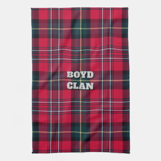 Red Tartan Küchentuch mit dem Text