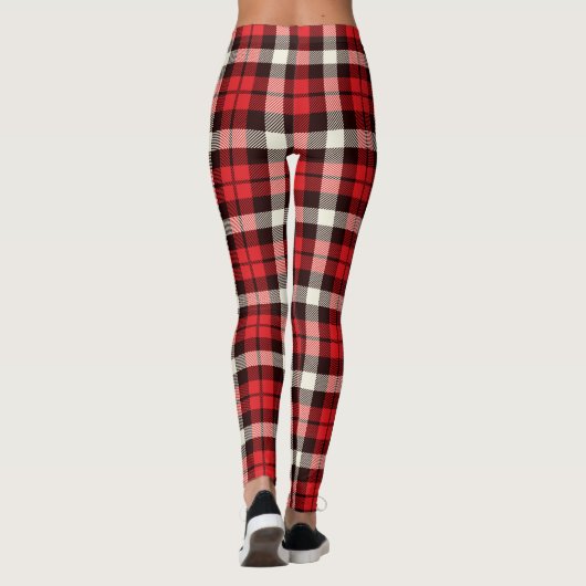 Red Tartan Leggings (Rückseite)