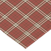 Red Tartan Long Table Runner Großer Tischläufer (Ecke)