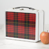 Red Tartan Metal Lunch Box (Beispiel)