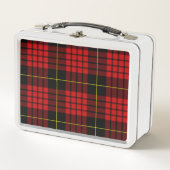 Red Tartan Metal Lunch Box (Vorderseite)
