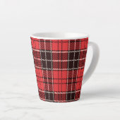 Red Tartan Milchtasse (Rechte Ecke)