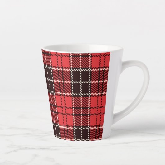 Red Tartan Milchtasse (Rechts)