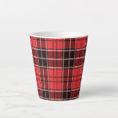 Red Tartan Milchtasse (Vorderseite)