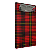 Red Tartan Mini Clipboard Klemmbrett (Schrägansicht)
