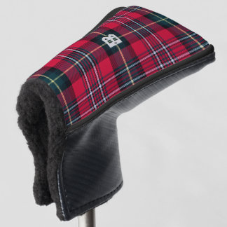 Red Tartan mit/ohne Initial(en) Golf Headcover