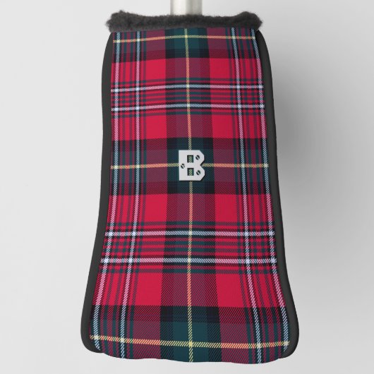 Red Tartan mit/ohne Initial(en) Golf Headcover (Rotieren 90)