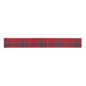Red Tartan Muster ID589 Ripsband (Vorderseite)