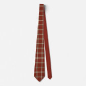 Red Tartan Neck Tie Krawatte (Vorderseite)