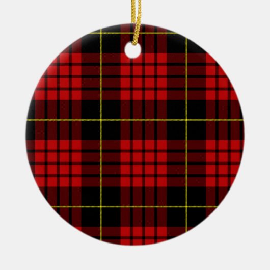 Red Tartan Ornament (Vorne)