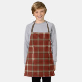 Red Tartan Schürze (Getragen)