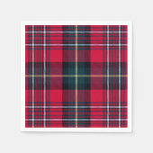 Red Tartan Serviette (Vorderseite)