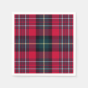 Red Tartan Serviette