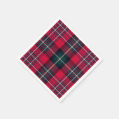 Red Tartan Serviette (Ecke)
