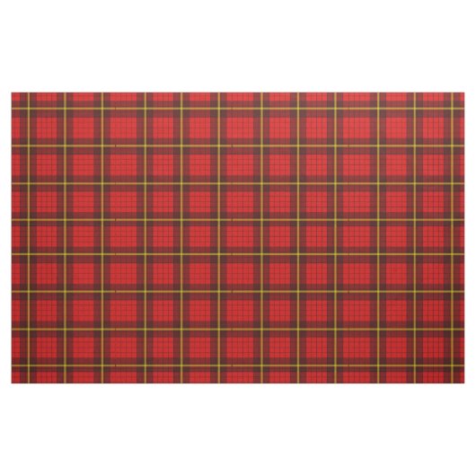 Red Tartan Stoff (Yard (91,4 cm))