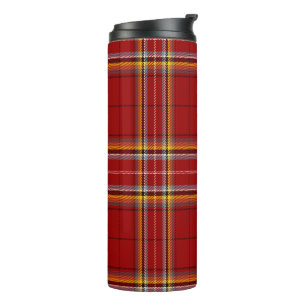 Red Tartan Thermosbecher