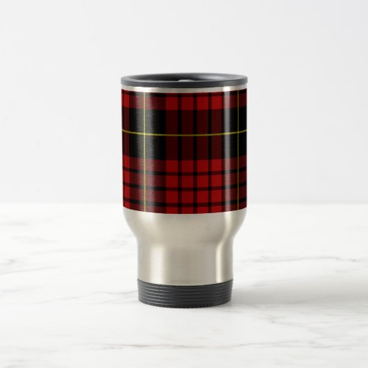 Red Tartan Travel/Pendlerin Tasse (Mittel)