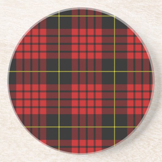 Red Tartan Untersetzer (Vorne)