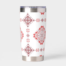 Red Tatreez Thobe Dress Thermobecher