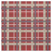Red Taupe Brown Gray Blue Tartan Squares Muster Stoff (Muster)