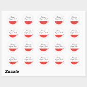 Red Teacup Umschlag Aufkleber & Sticker (Blatt)