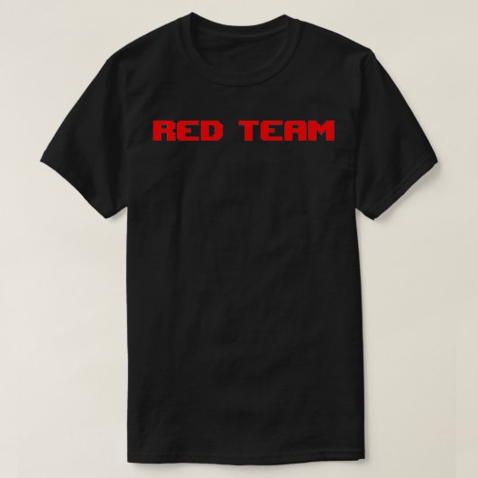 Red Team Cyber Security Raglan Baseball T-Shirt (Design vorne)