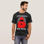 Red Team Cybersecurity Hacking Ethical Hacker Geek T-Shirt (Vorne ganz)