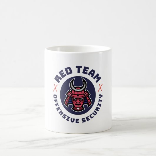 Red Team Cybersecurity-Tasse Kaffeetasse (Mittel)