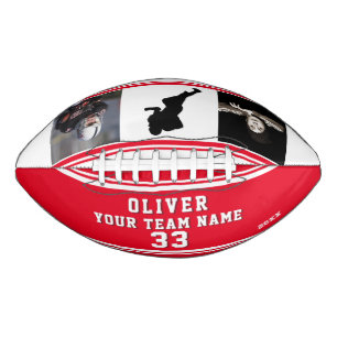 Red Team Name Player Number 2 Foto Football