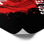 Red Team Skull Poster (Ecke)