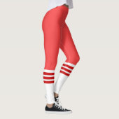 Red Team Tube Sock Leggings (Rechts)
