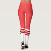 Red Team Tube Sock Leggings (Rückseite)