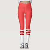 Red Team Tube Sock Leggings (Vorderseite)