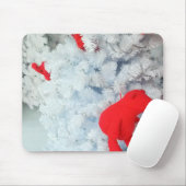 Red Teddy Bär in Christmas Tree Mousepad (Mit Mouse)