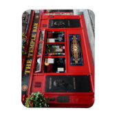 Red Temple Bar pub in Dublin Magnet (Vertikal)