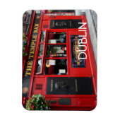 Red Temple Bar pub in Dublin rechteckigen Magneten Magnet (Vertikal)