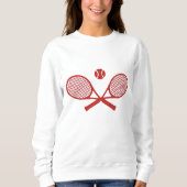 Red Tennis Sweatshirt (Vorderseite)
