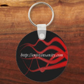 Red Tentacle Insanity Schlüsselanhänger (Vorderseite)