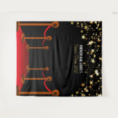 Red Tepet Hollywood Prom Hintergrund Wandteppich (Vorderseite (Horizontal))