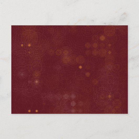 Red Teppich Postkarte (Vorderseite)