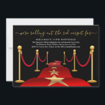 Red Teppich Themenabend Party mit Imitate Gold Fos Einladung<br><div class="desc">Die perfekte Einladung für Ihre Veranstaltung. In der Red Carpet Collection in meinem Geschäft finden Sie passende Artikel für Ihre Feier.</div>