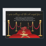 Red Teppich Themenabend Party mit Imitate Gold Fos Einladung<br><div class="desc">Die perfekte Einladung für Ihre Veranstaltung. In der Red Carpet Collection in meinem Geschäft finden Sie passende Artikel für Ihre Feier.</div>