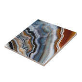 Red Terracotta White Black Blue Gold Agate Geode Fliese (Seite)