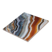 Red Terracotta White Black Blue Gold Agate Geode Fliese (Seite)